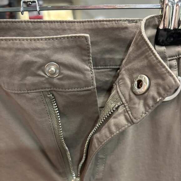 Adora Los Angeles Low-Rise Straight Cargo Pants- Khaki Tannish Olive- Size Small - Picture 2 of 15